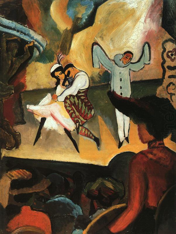 Russian Ballet I, August Macke